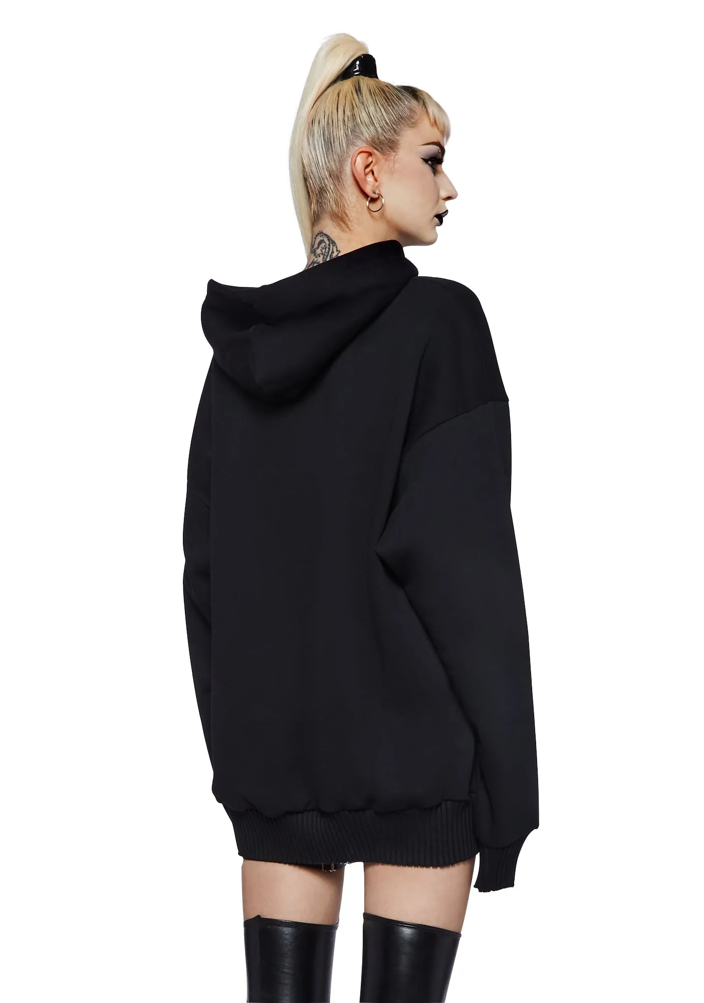 Your Naughty Type Oversized Hoodie sold by Dolls Kill product image thumbnail 4