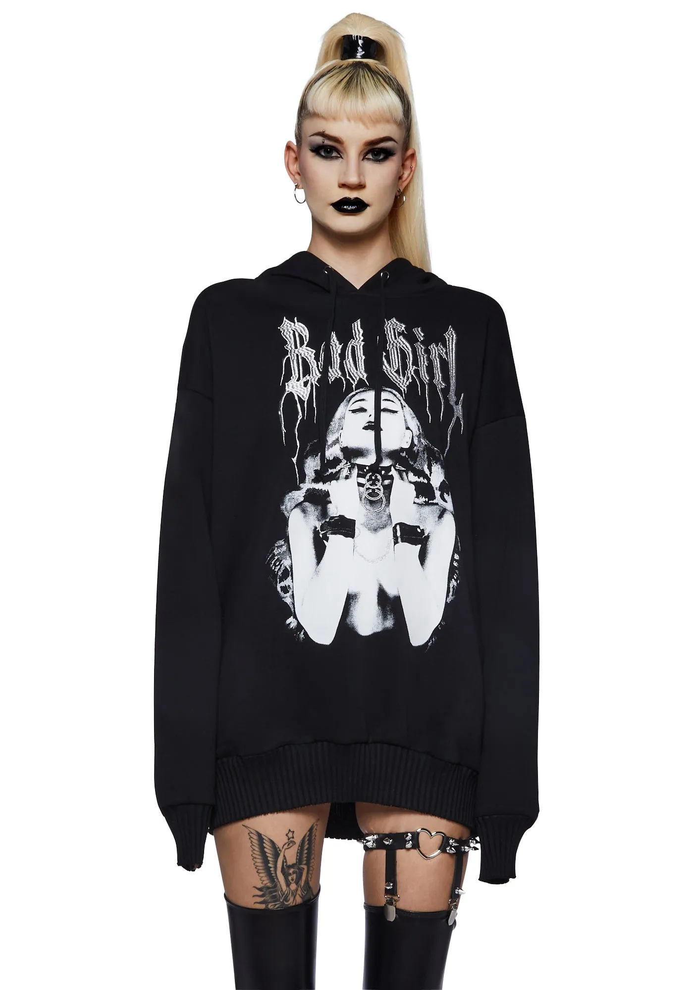 Your Naughty Type Oversized Hoodie sold by Dolls Kill