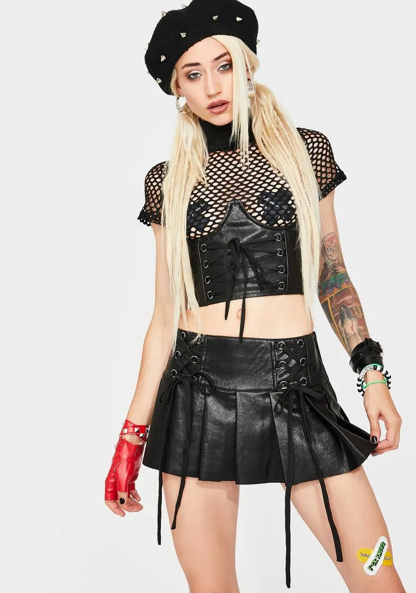 It's My Life Mini Skirt sold by Dolls Kill