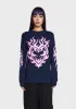 Flame Heart Long Sleeve Tee sold by Dolls Kill