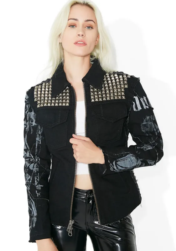 All Denim Jacket sold by Dolls Kill