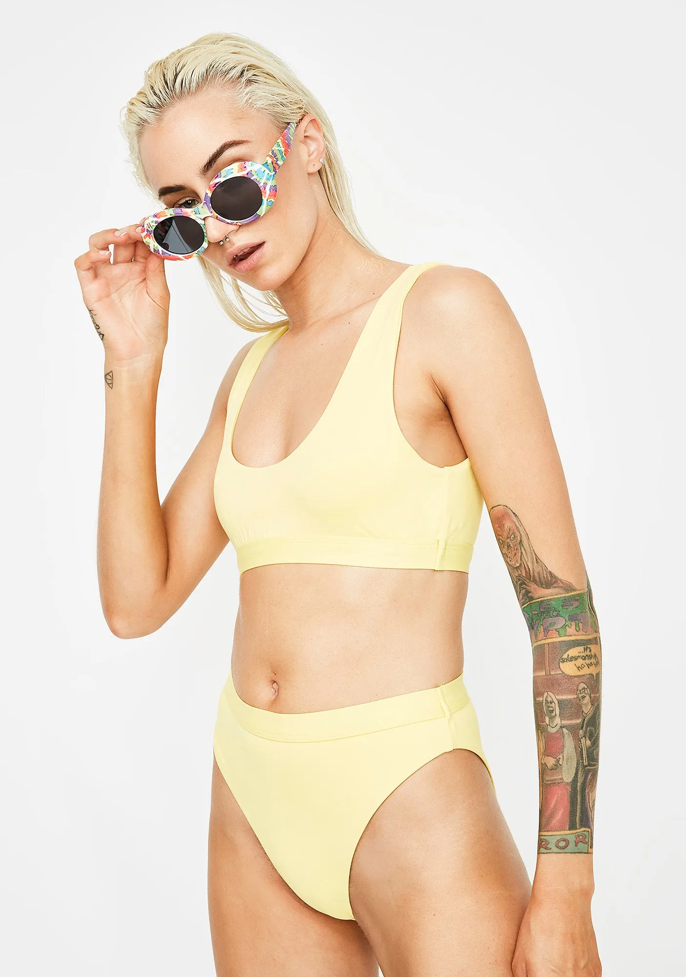 Sunny Seamless Sport Bikini Top sold by Dolls Kill product image thumbnail 2