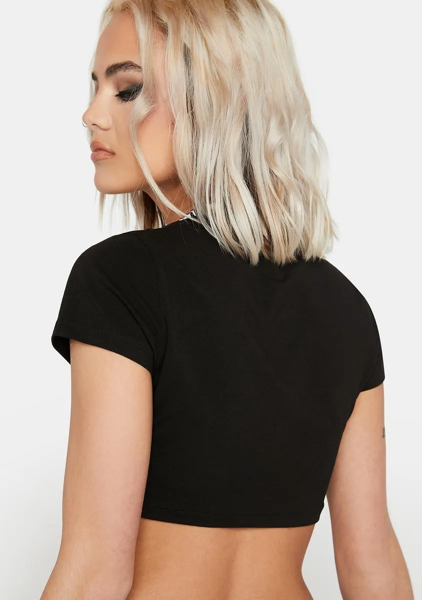 Short Sleeve Crop Tee sold by Dolls Kill product image thumbnail 4