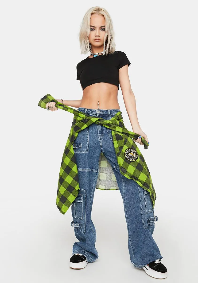 Short Sleeve Crop Tee sold by Dolls Kill product image thumbnail 3