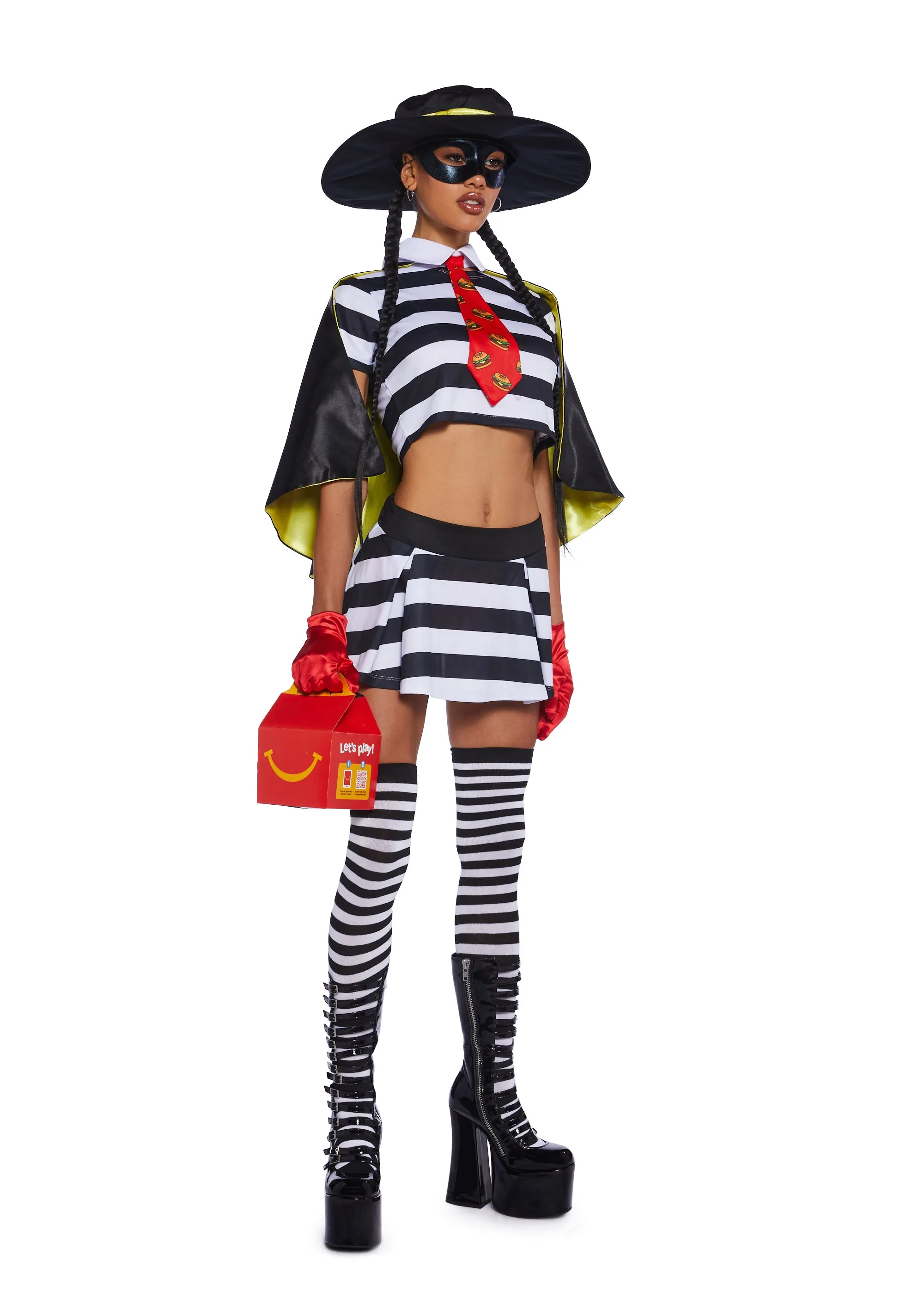 Burger Bandit Costume Set sold by Dolls Kill product image thumbnail 3