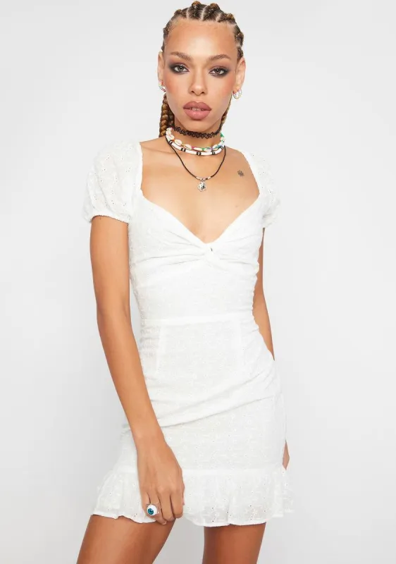 Pure Bb Need A GF Now Ruffle Mini Dress sold by Dolls Kill