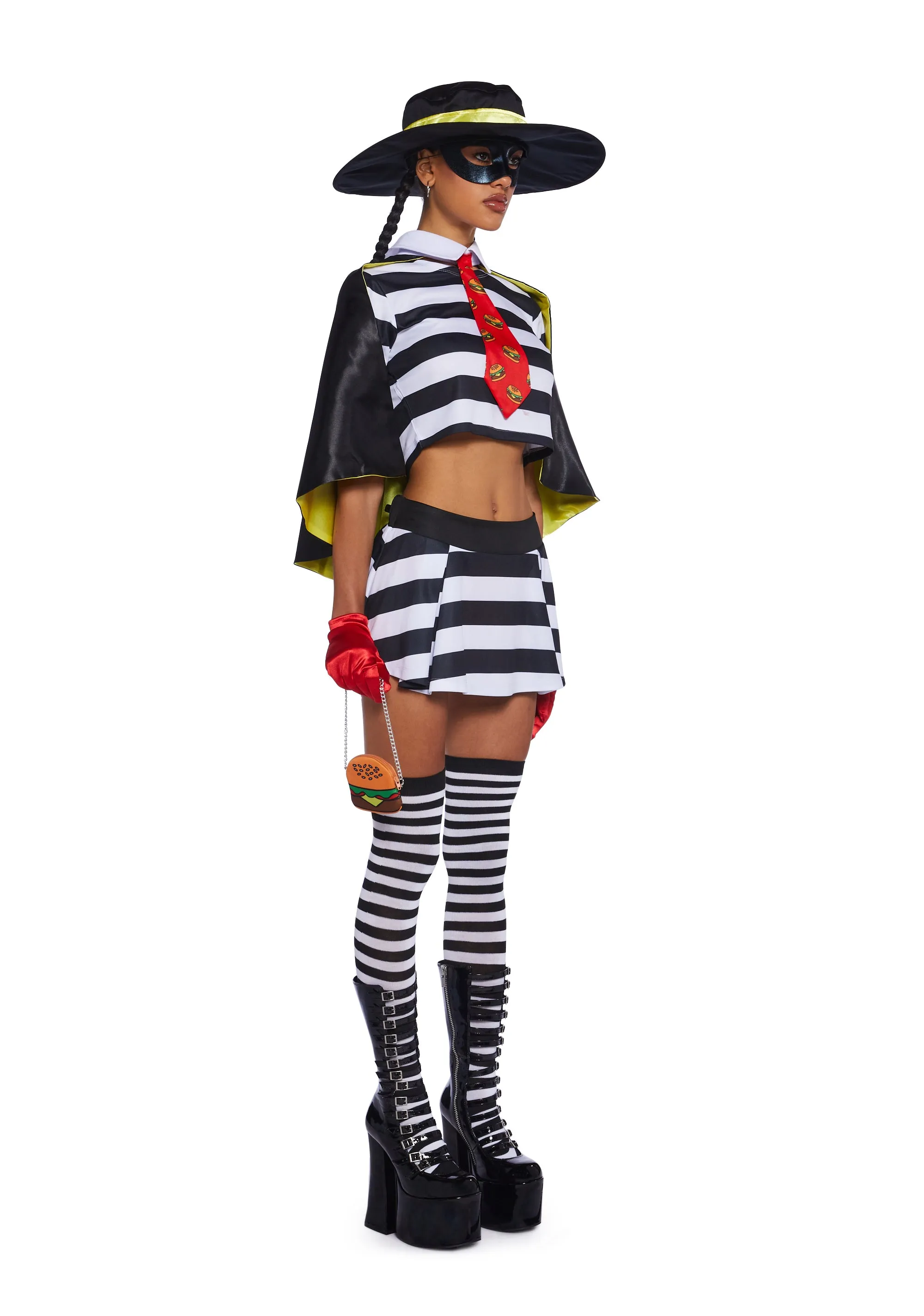 Burger Bandit Costume Set sold by Dolls Kill product image thumbnail 4