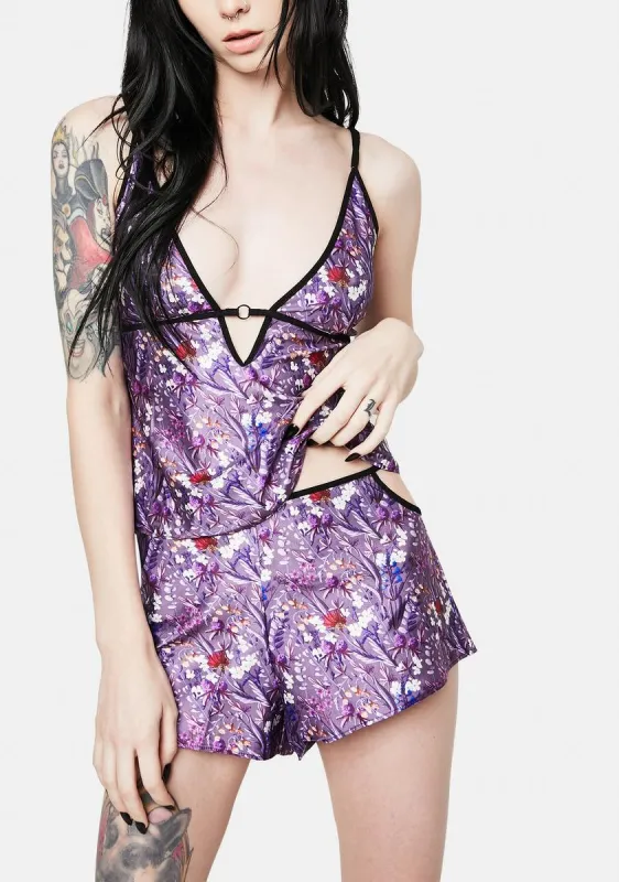 Down The Garden Path Loungewear Set sold by Dolls Kill