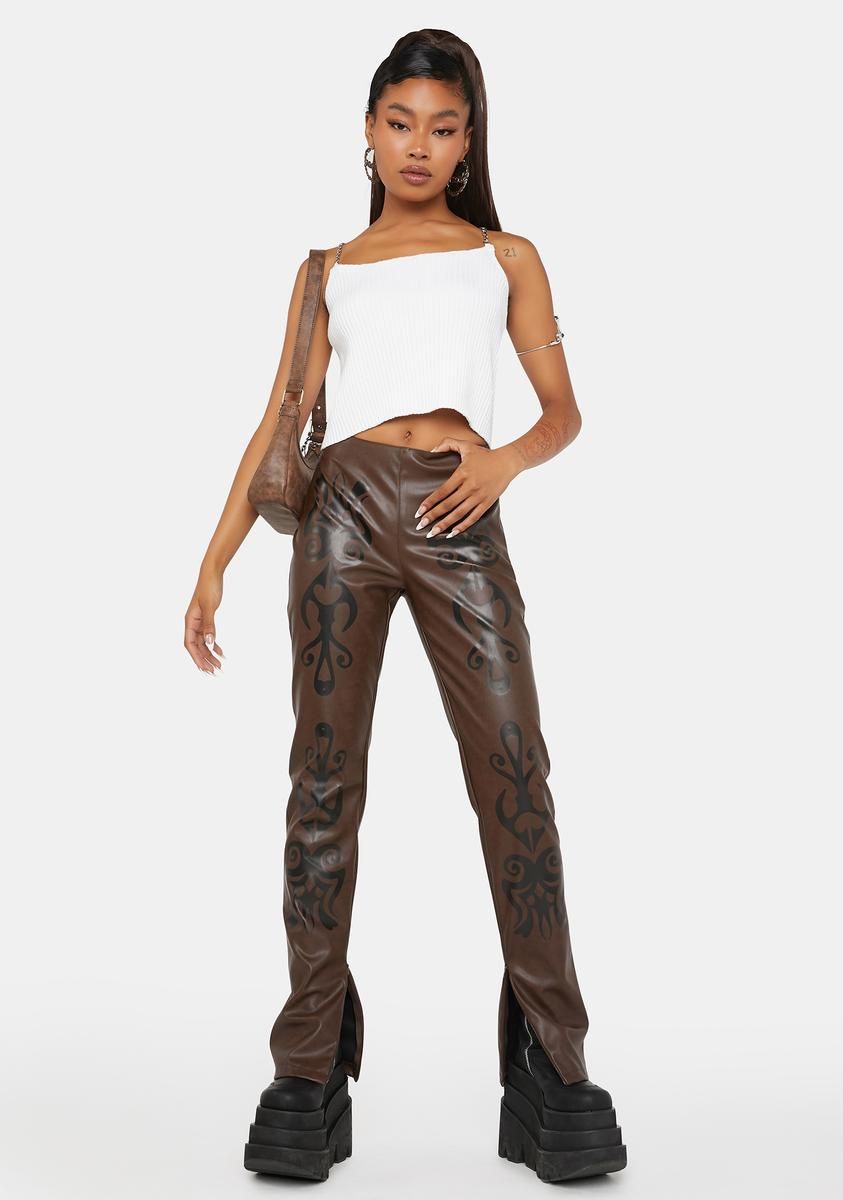 Hold Me Tight Knit Crop Tank sold by Dolls Kill product image thumbnail 3