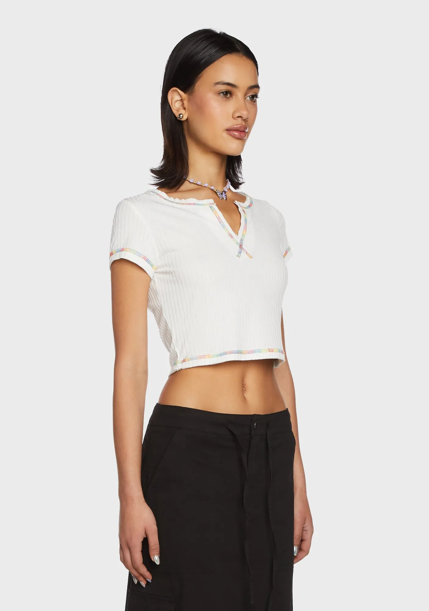 Total Gossip Crop Tee sold by Dolls Kill product image thumbnail 3