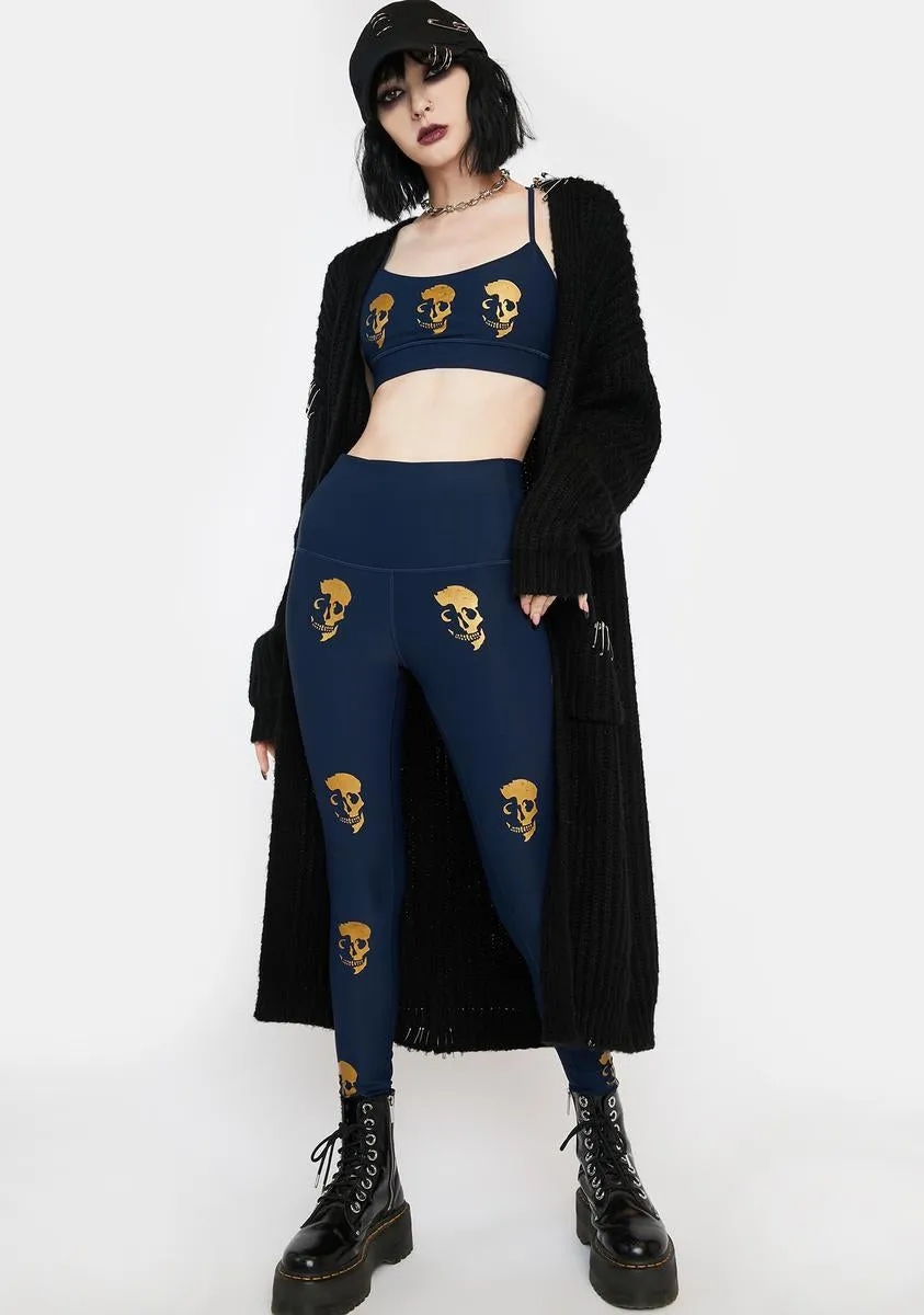 Skull Shadow Support Sports Bra sold by Dolls Kill product image thumbnail 3