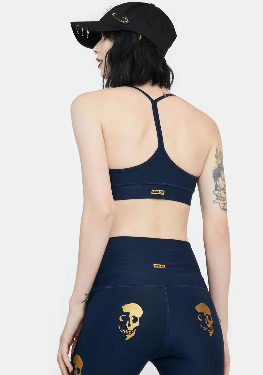 Skull Shadow Support Sports Bra sold by Dolls Kill product image thumbnail 4