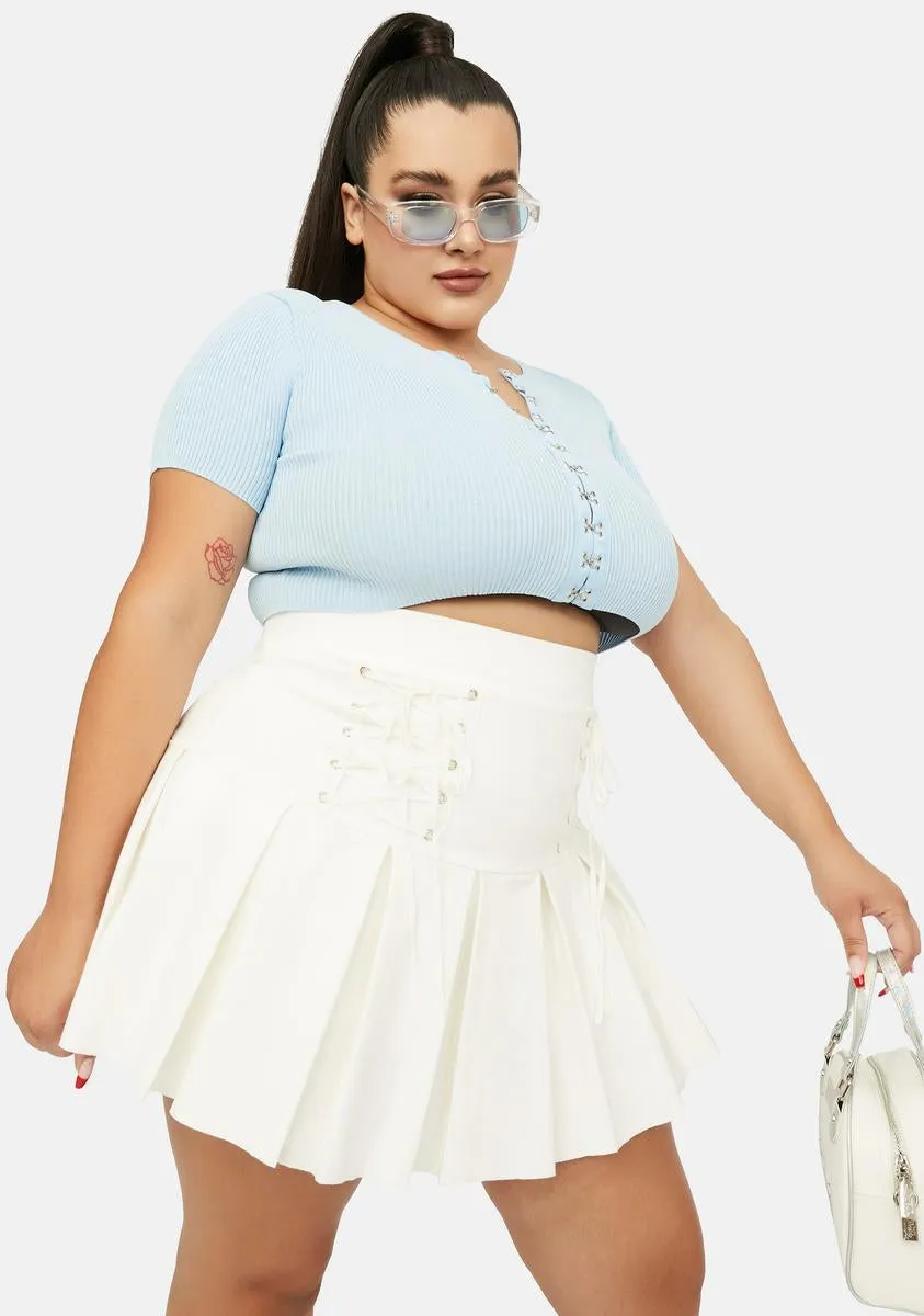 Plus Pure Modern School Girl Pleated Skirt sold by Dolls Kill product image thumbnail 2