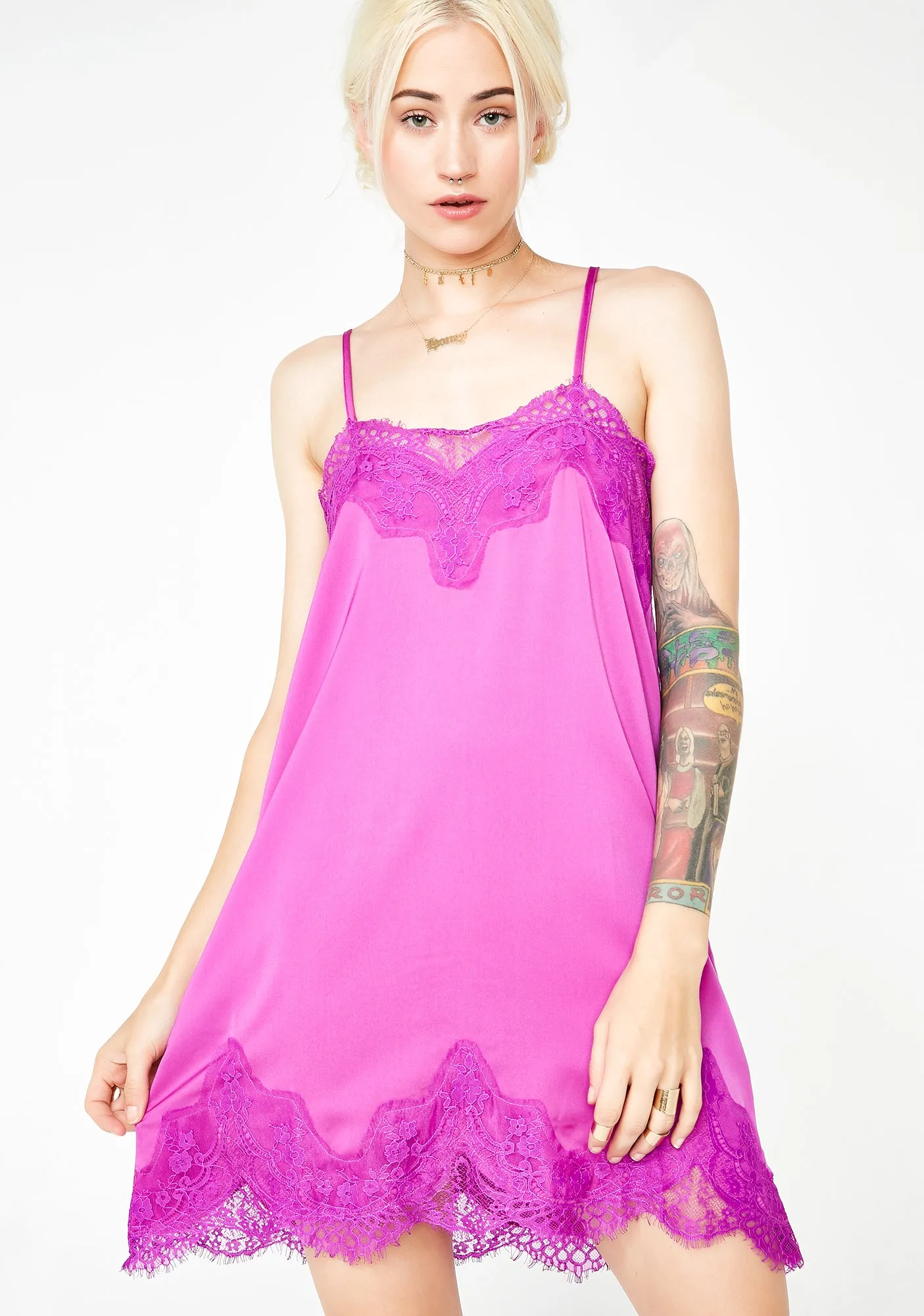 Sweet Minefield Slip Dress sold by Dolls Kill