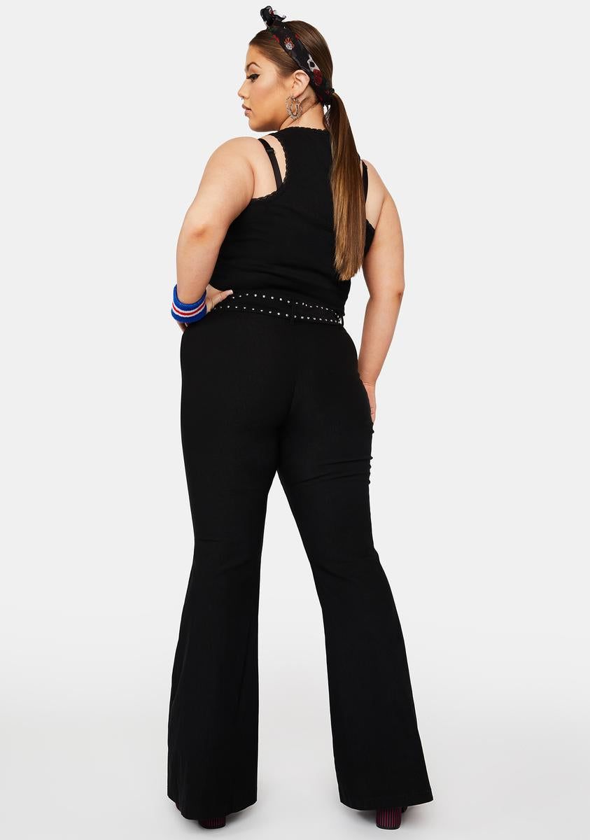 Plus Rock The Joint Flared Pants sold by Dolls Kill product image thumbnail 4