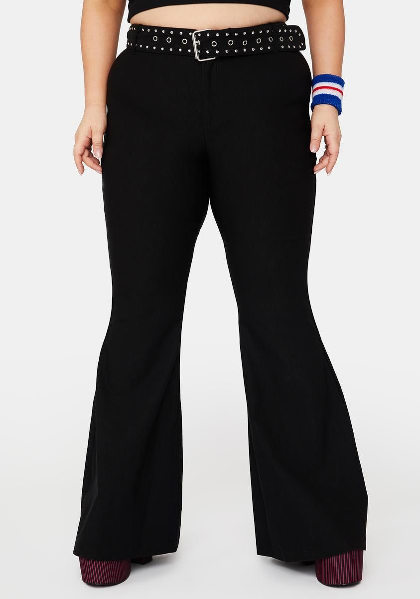 Plus Rock The Joint Flared Pants sold by Dolls Kill