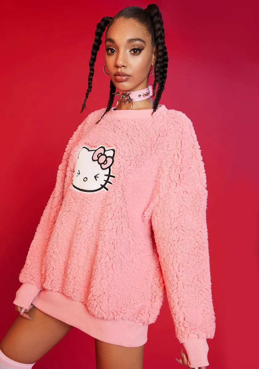 At First Blush Teddy Sweatshirt sold by Dolls Kill product image thumbnail 2