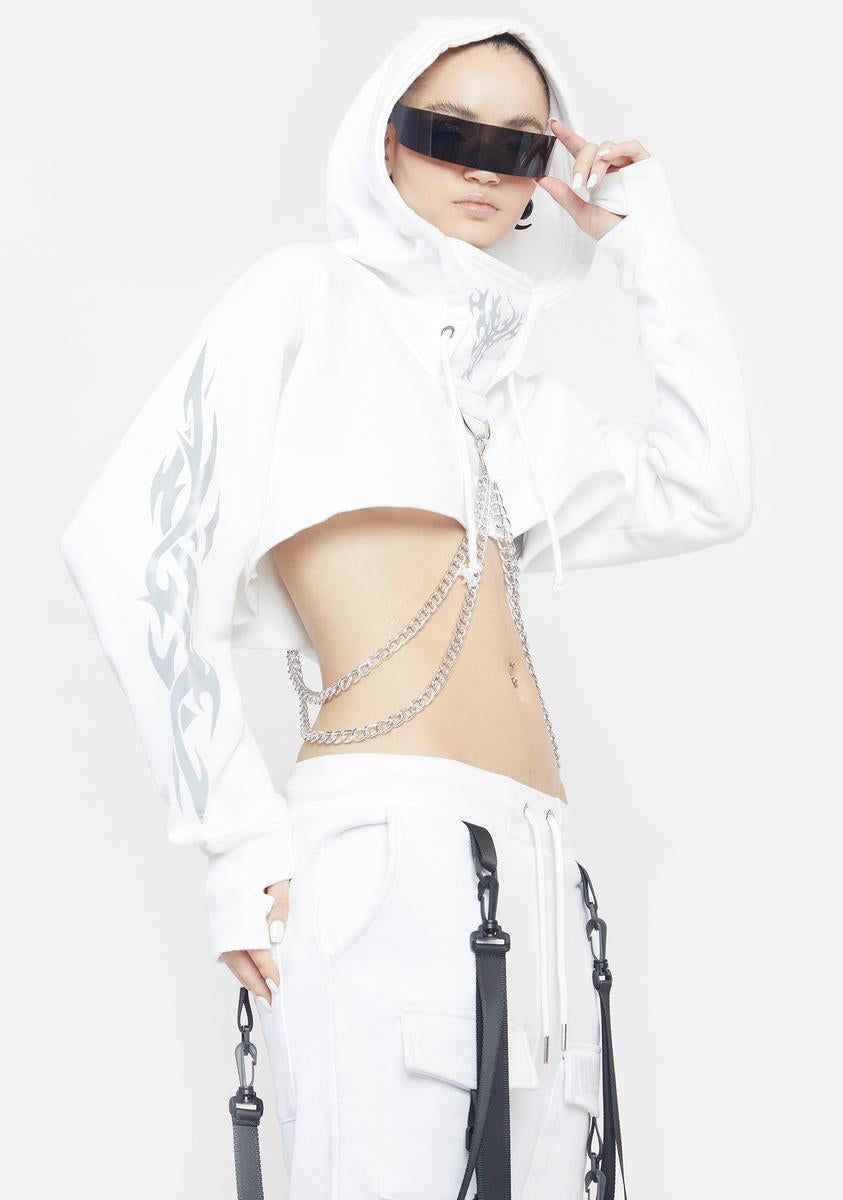 Pure Mark Of The Beast Chained Hoodie sold by Dolls Kill product image thumbnail 2