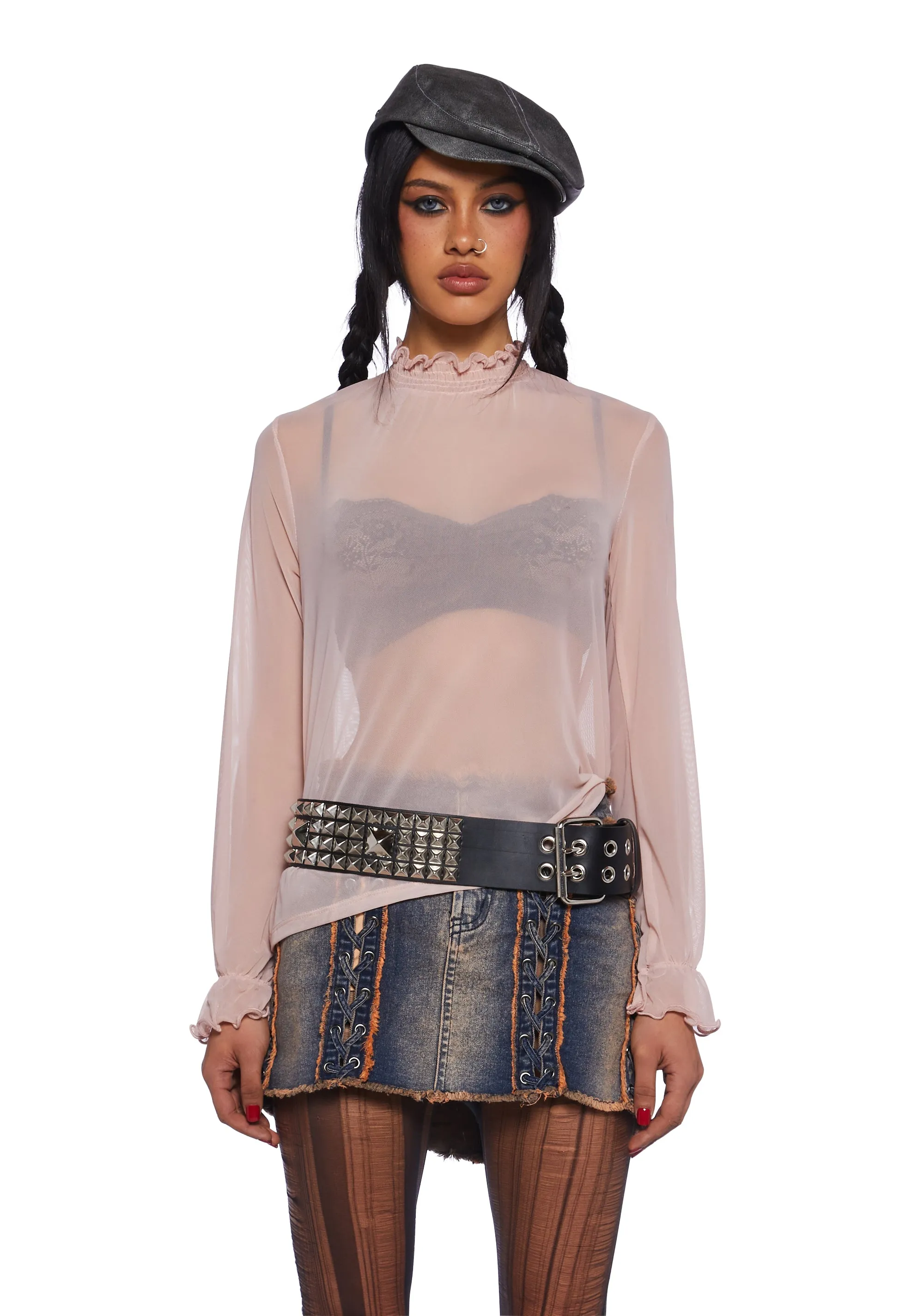 Not Holding Back Long Sleeve Top sold by Dolls Kill