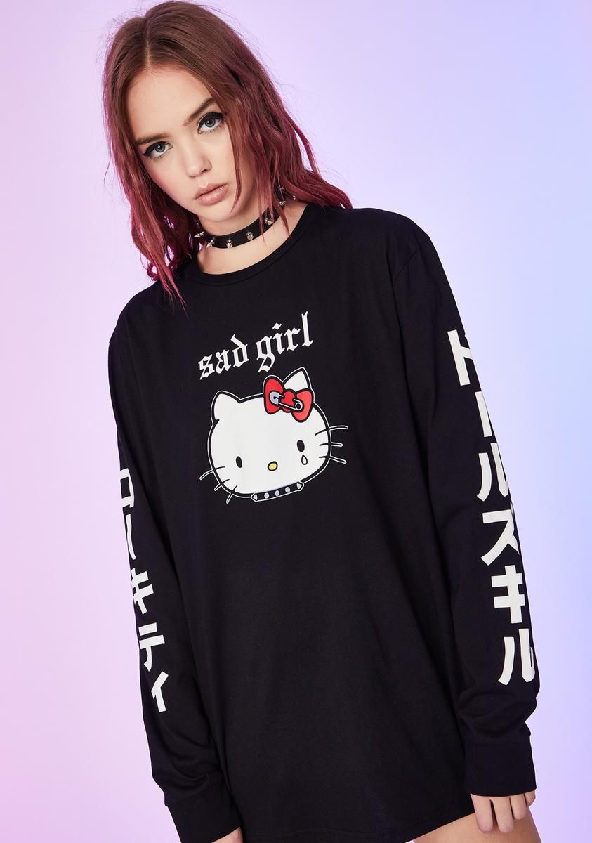 Sad Grls Club Graphic Tee sold by Dolls Kill
