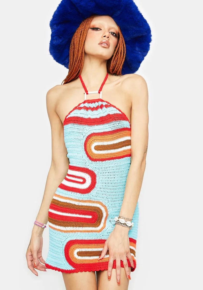 Dance Valley Crochet Dress sold by Dolls Kill