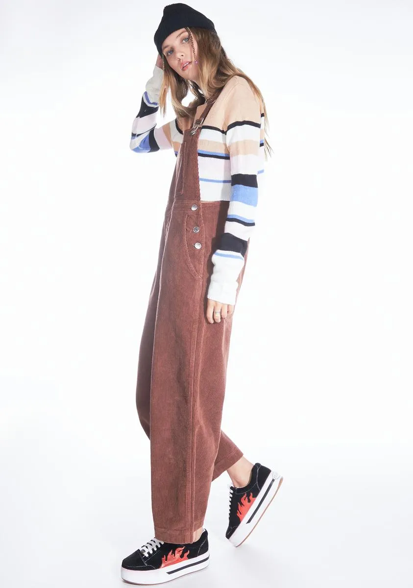 Simple Plans Corduroy Overalls sold by Dolls Kill product image thumbnail 3