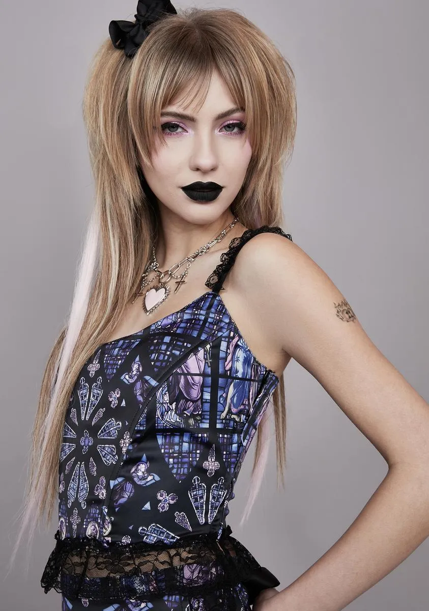 Spiritual Sacrilege Corset Top sold by Dolls Kill product image thumbnail 2