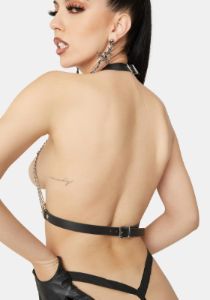 Star Showdown Chain Lingerie Set sold by Dolls Kill