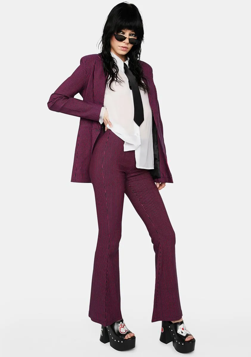 Feeling The Blues Flared Pants sold by Dolls Kill product image thumbnail 3