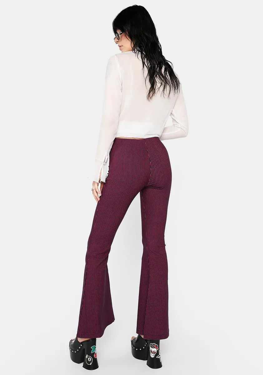 Feeling The Blues Flared Pants sold by Dolls Kill product image thumbnail 4