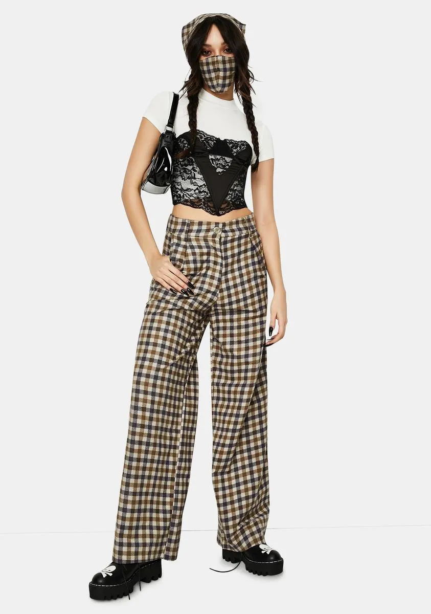 40's Check Yeva Trousers sold by Dolls Kill product image thumbnail 3