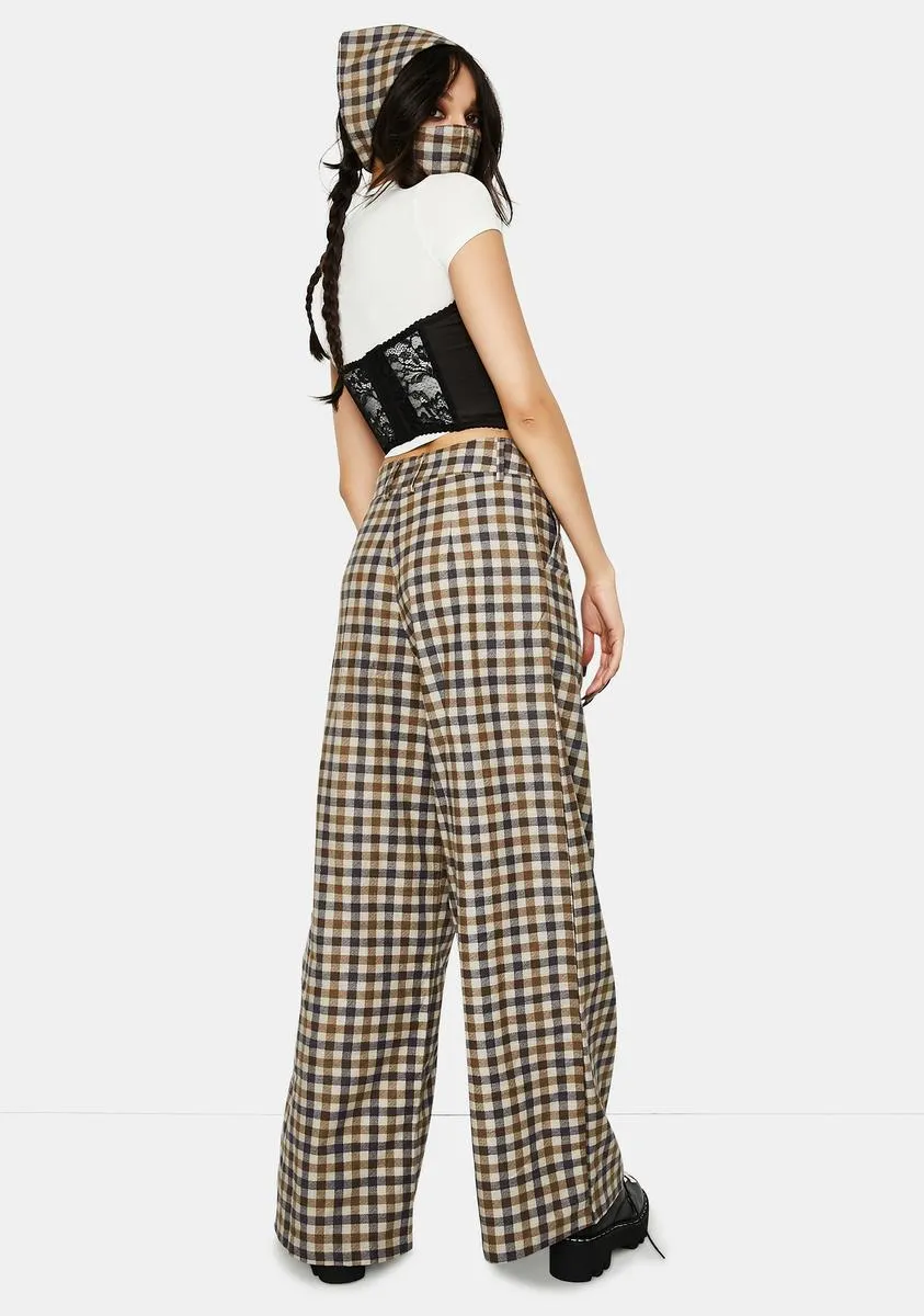 40's Check Yeva Trousers sold by Dolls Kill product image thumbnail 4