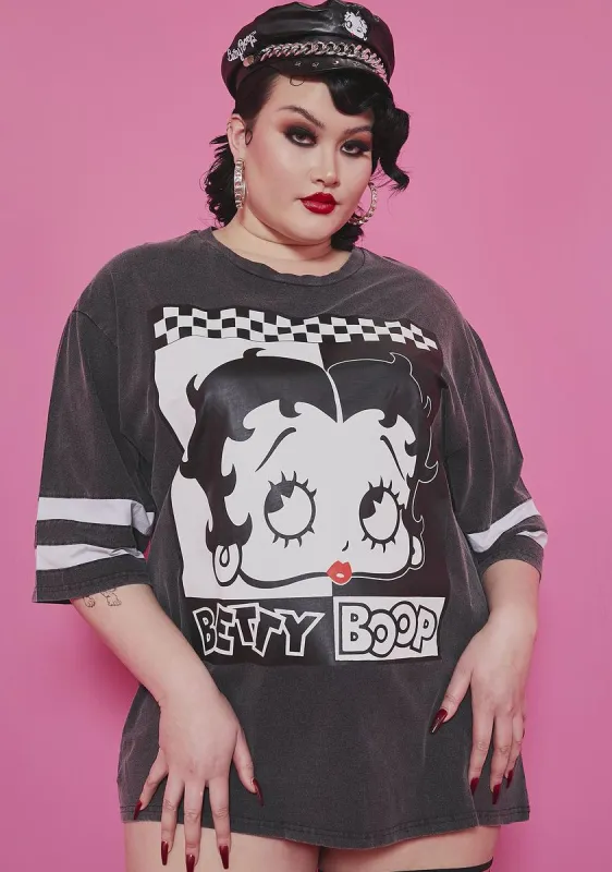 Plus Sassy Dame Oversized Graphic Tee sold by Dolls Kill