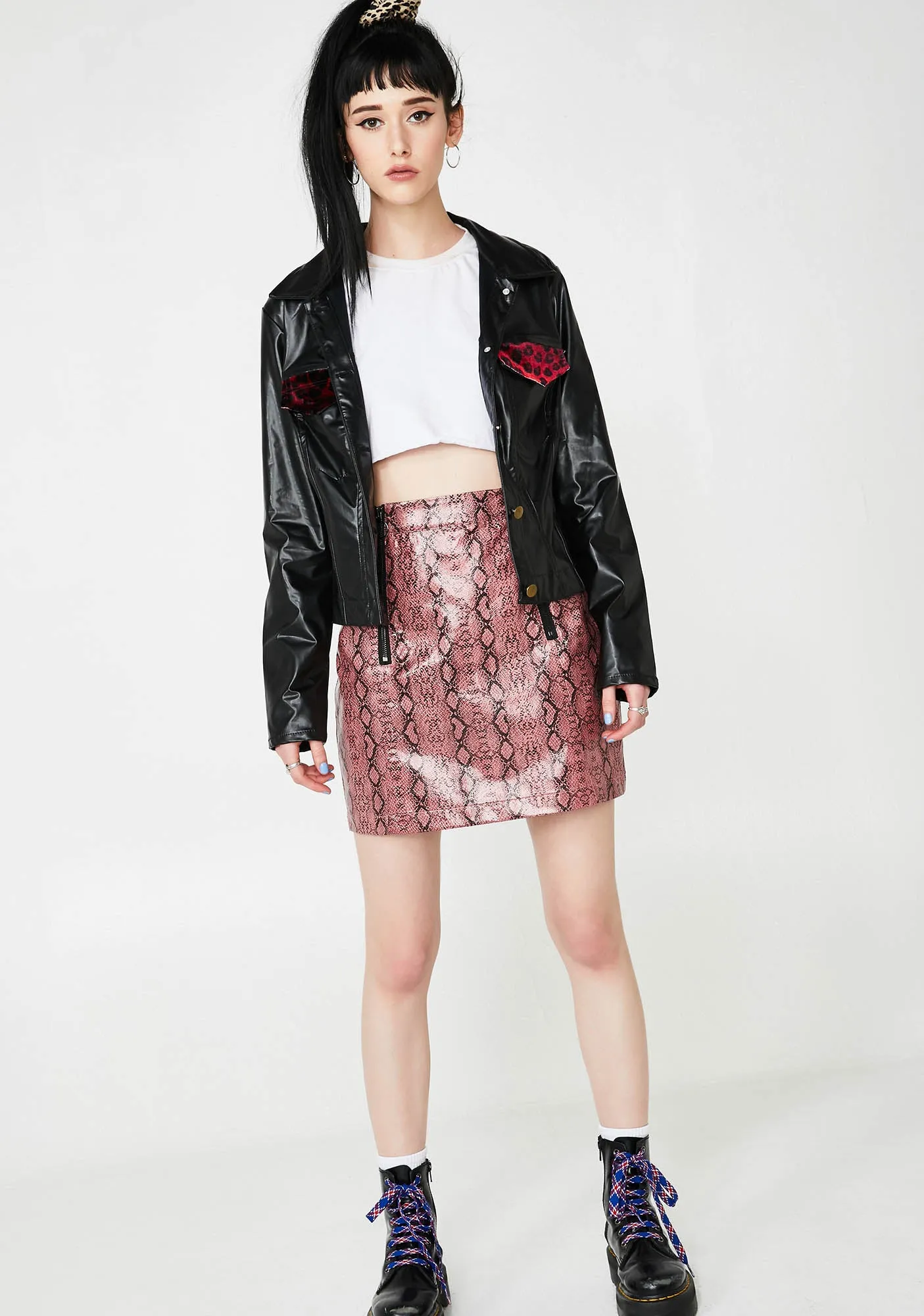 Vintage 90s Leopard Pocket Jacket sold by Dolls Kill product image thumbnail 3