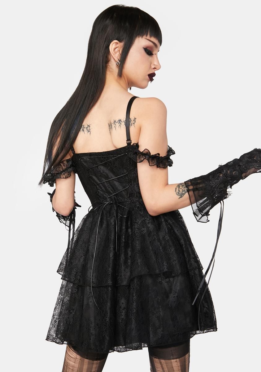 Gothic Sexy Lace Mini Dress sold by Dolls Kill product image thumbnail 4