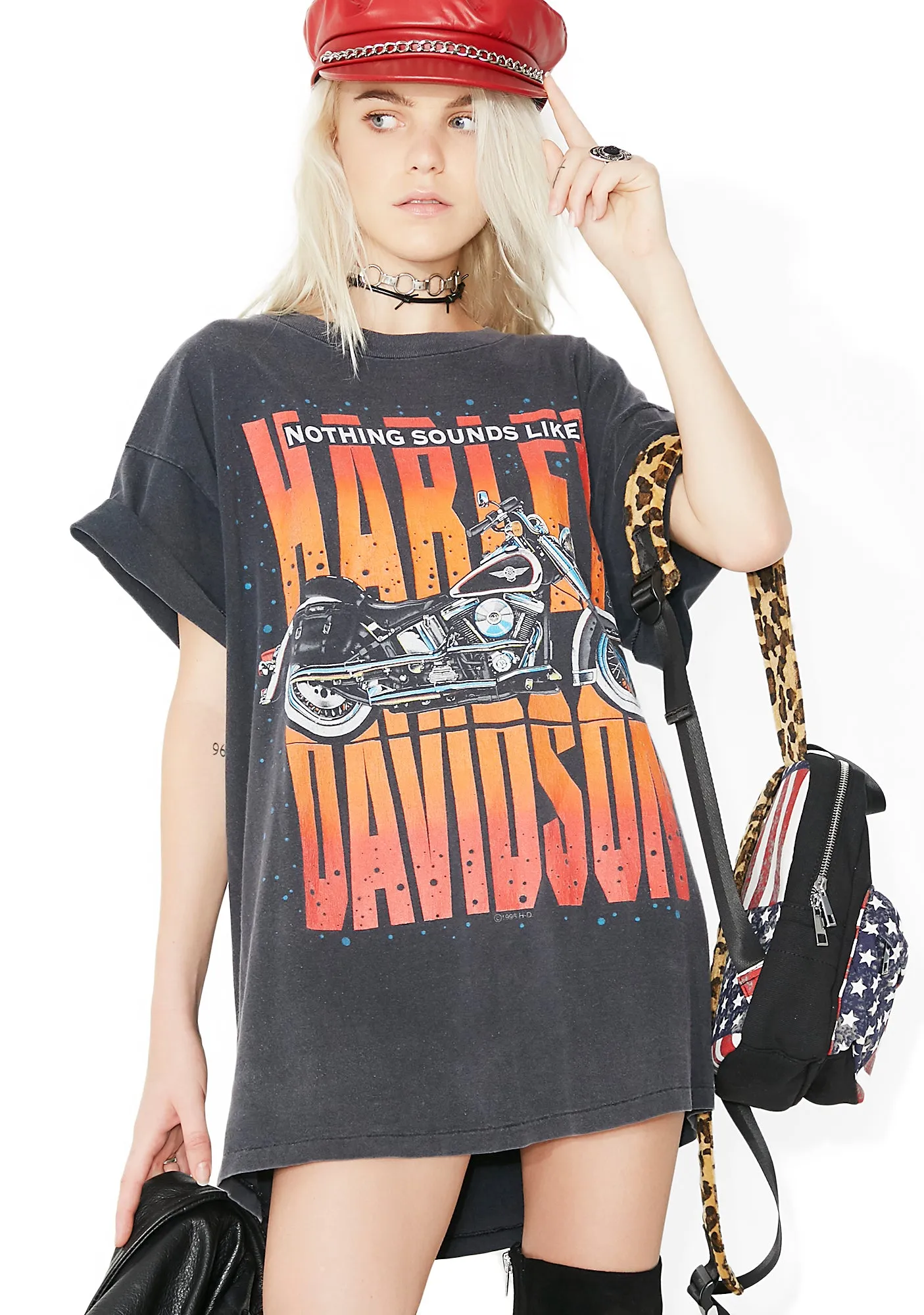 Vintage Harley Davidson Sounds Tee sold by Dolls Kill product image thumbnail 2