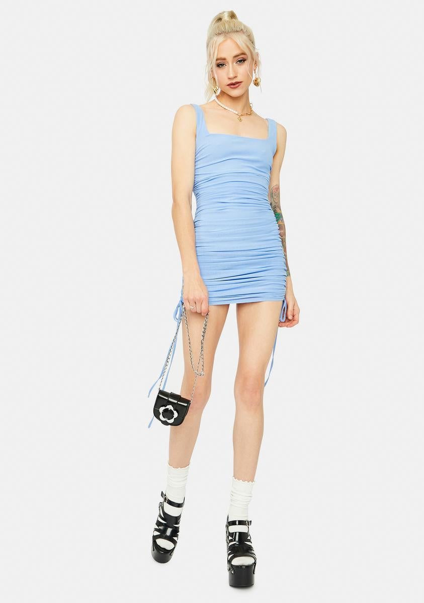 Viral Express Ruched Tank Mini Dress sold by Dolls Kill product image thumbnail 3