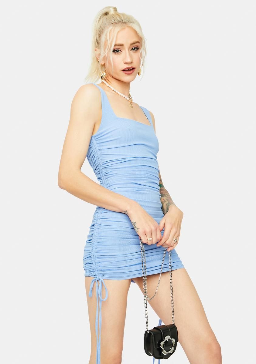 Viral Express Ruched Tank Mini Dress sold by Dolls Kill product image thumbnail 2