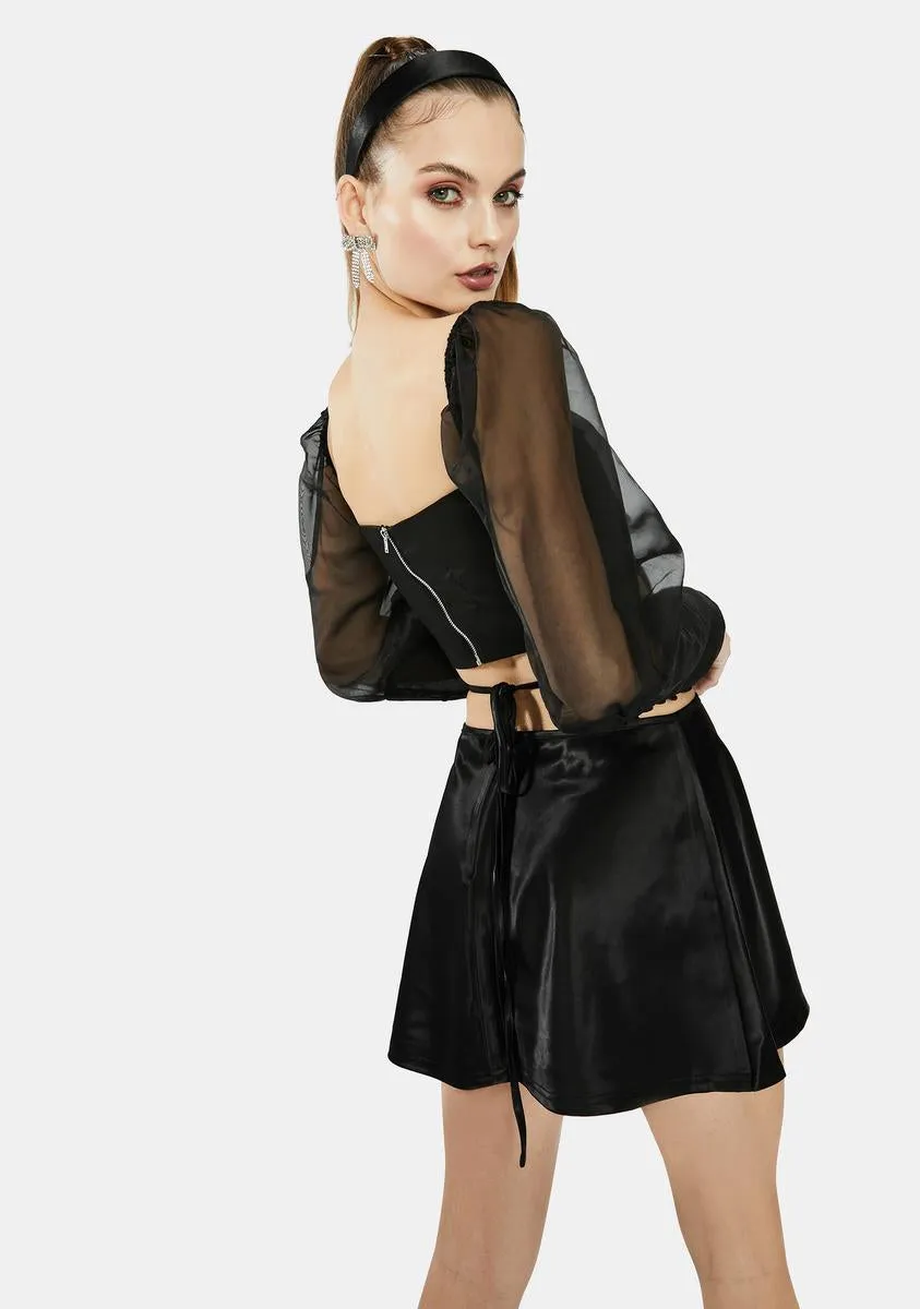 The Lemons Puff Sleeve Blouse sold by Dolls Kill product image thumbnail 4