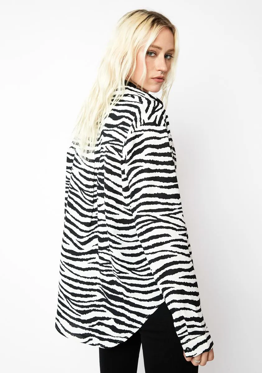 Totally Untamed Blouse sold by Dolls Kill product image thumbnail 4