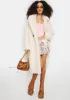 Cream Teddy Bear Faux Fur Coat sold by Dolls Kill