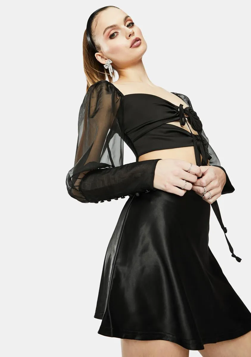 The Lemons Puff Sleeve Blouse sold by Dolls Kill product image thumbnail 2