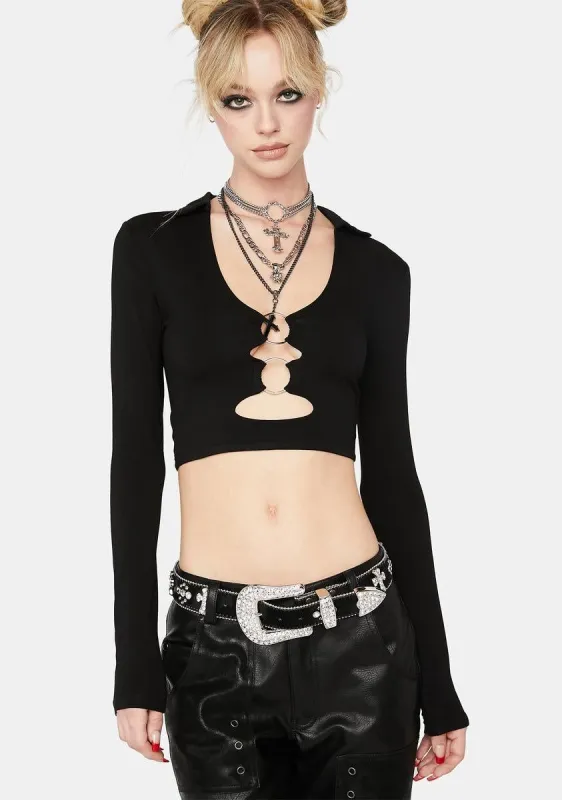 Tense O-Ring Top sold by Dolls Kill