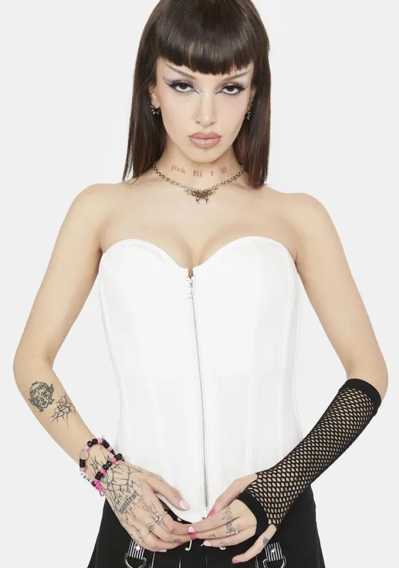 Ice Caught Off Guard Corset Top sold by Dolls Kill