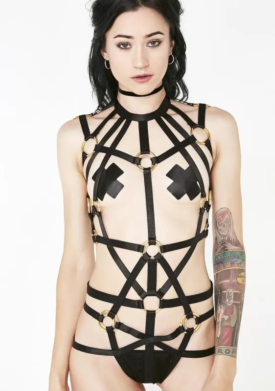 Miss Domina Strappy Teddy sold by Dolls Kill
