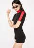 Keep Ya Guessin' Romper sold by Dolls Kill