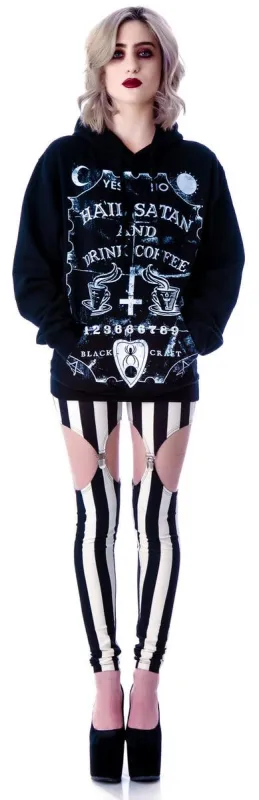 Hail Satan Hoodie sold by Dolls Kill