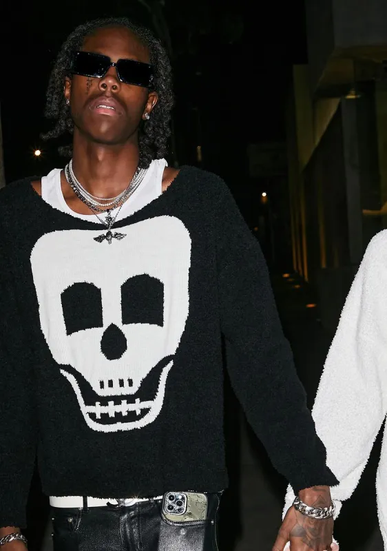 Daring Defiance Graphic Sweater sold by Dolls Kill