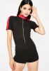 Keep Ya Guessin' Romper sold by Dolls Kill