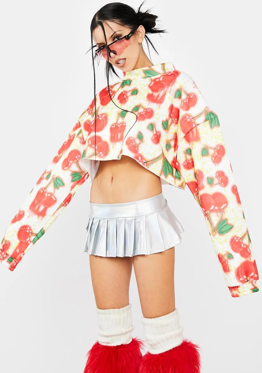 Cherry County Cropped Sweater sold by Dolls Kill product image thumbnail 2